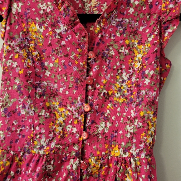 Chillipop Girls Pretty Floral Dress Size 14/16 - Picture 11 of 12